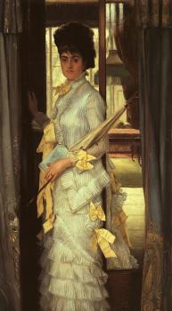 詹姆斯 蒂索 A Portrait Miss Lloyd 詹姆斯 蒂索 A Portrait Miss Lloyd